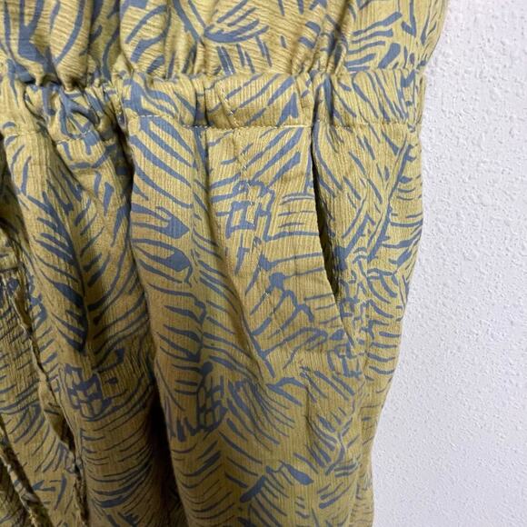 PrAna Ecotropics Dress Women's Sz L‎ Ecotropics Cabana Straw Drawstring Blouson - Picture 8 of 11